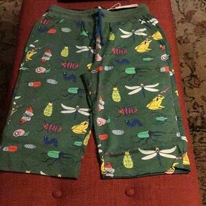 Mini Boden jersey baggies with insects size 11